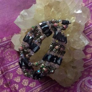 Stylish Hematite multi wear Bracelet